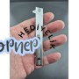 gümüş renk beyefendi model sustalı benzeri yarı otomatik çakı - bıçak