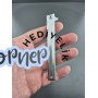 gümüş renk beyefendi model sustalı benzeri yarı otomatik çakı - bıçak