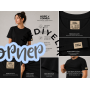 HOPE CORNER Unisex Basic Tişört 100 Pamuk Likralı Rahat Kalıp SİYAH