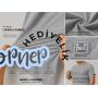 HOPE CORNER Unisex Basic Tişört 100 Pamuk Likralı Rahat Kalıp GRİ