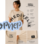 HOPE CORNER Unisex Basic Tişört 100 Pamuk Likralı Rahat Kalıp KUMBEJİ