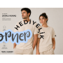 HOPE CORNER Unisex Basic Tişört 100 Pamuk Likralı Rahat Kalıp KUMBEJİ
