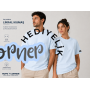 HOPE CORNER Unisex Basic Tişört 100 Pamuk Likralı Rahat Kalıp BUZ MAVİSİ