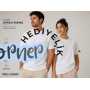 HOPE CORNER Unisex Basic Tişört 100 Pamuk Likralı Rahat Kalıp Beyaz